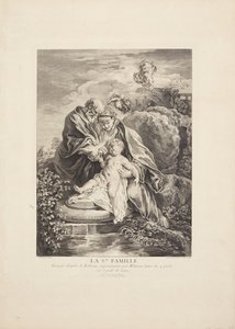 Den heliga familjen (La Ste Famille) av Marie Jeanne Renard Dubos