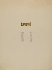 Brosch, c. 1936. av Marie Mitchell