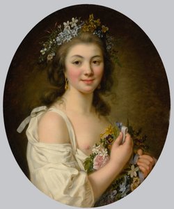 Porträtt av Madame de Genlis