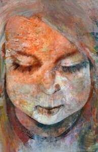Vultus, 2014 (olja på duk) av Marina Falco