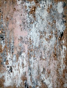 Strukturerade metalliska droppar