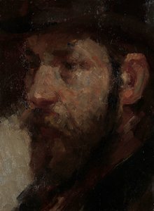 Porträtt av konsthandlaren E.J. från Wisselingh Porträtt av konsthandlaren E.J. van Wisselingh (1848-1912)