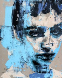 Somnium No. 1, Series XIV, 2024 (akryl och olja på omvänd duk)