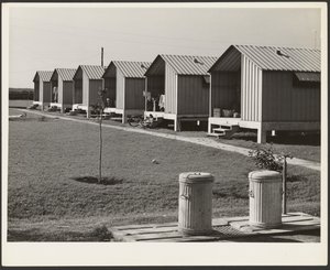 Bostäder för migrerande grönsaksplockare, Osceola Labor Camps, byggda av FSA, Belle Glade, Florida