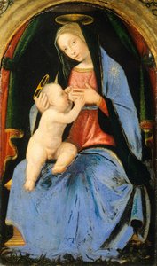 Madonna och barn, av Mariotto Albertinelli (1474-1515)