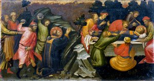 Stening och begravning av St Stephen, den första kristna martyren, c36 c1394-1424