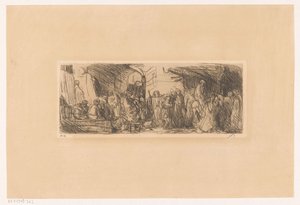 Gata i Jerusalem av Marius Bauer (signed by artist)