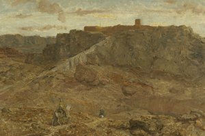 Bergigt landskap i Egypten