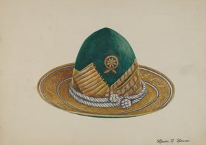 Spanska sydväst: Hatt, ca. 1937.