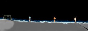Night Lives Scene 7, 2016 (digitala medier) av Marjorie Weiss