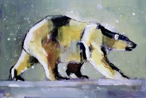 Ice Bear, 1998 (blandteknik på papper)