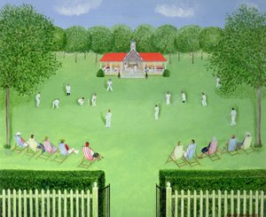 Cricketmatchen av Mark Baring