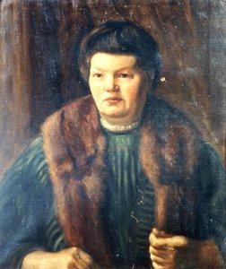 Konstnärens mor, ca 1909 (olja på duk) av Mark Gertler