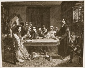 John Wesley och hans vänner i Oxford, illustration från 