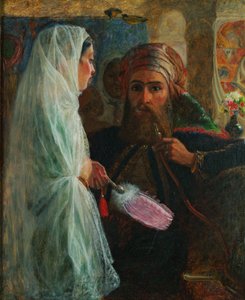 The Hookah Smoker (olja på duk ombord)