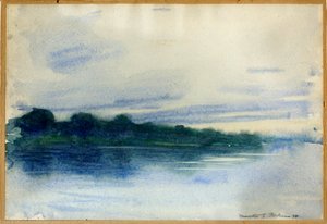 Skymning nr 2 1898 av Martha Susan Baker
