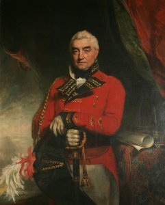 Generalmajor Sir Barry Close, Bart, ca 1811-1850 (olja på duk)