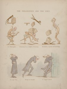 Sida från Cynicus Humors (färgad gravyr)
