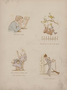 Sida från Cynicus Humors (färgad gravyr)