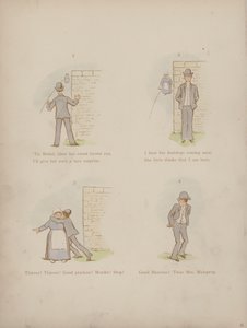 Sida från Cynicus Humors (färgad gravyr)