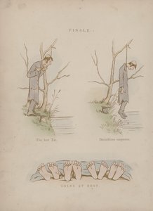 Sida från Cynicus Humors (färgad gravyr)