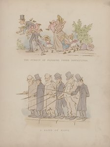 Sida från Cynicus Humors (färgad gravyr)
