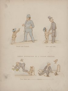 Sida från Cynicus Humors (färgad gravyr)