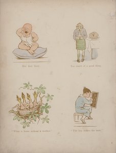 Sida från Cynicus Humors (färgad gravyr)