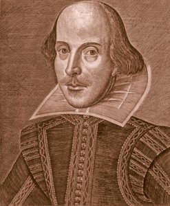 Porträtt av Shakespeare, 1623. av Martin Droeshout