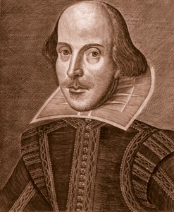 Porträtt av Shakespeare, 1623. av Martin Droeshout