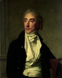 Porträtt av Baptiste Cadet, fransk skådespelare, målning av Martin Drolling (1752-1817), olja på duk