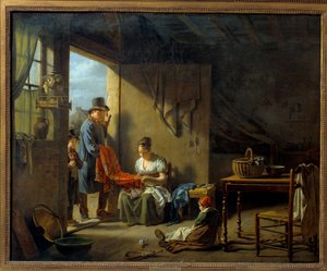 Handlaren. Målning av Martin Drolling (1752-1817)