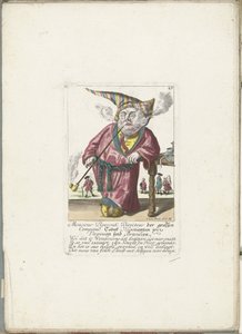 De dwerg Piperouk som direktör för en tobaksaffär, omkring 1710 Monsieur Piperouk, direktör för storföretaget Tabak Negotianten i Virginia och Brasilien (titel på objekt) Il Callotto resurcitato eller nymöblerat litet skåp (serietitel av Martin Engelbrecht (attributed to)