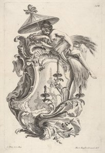 Sconce Representing Summer, från Sconce Representing the 4 Years, ca 1730-56. av Martin Engelbrecht
