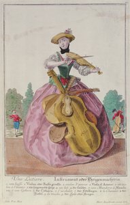 Instrumentmakaren, c.1735, publicerad i Augsburg av Martin Engelbrecht