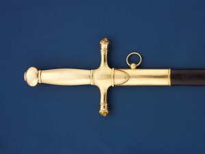 Detalj av Wellington-Hardinge svärd