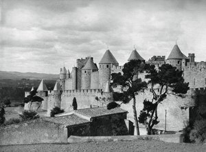 Carcassonne, Frankrike, 1937 av Martin Hurlimann