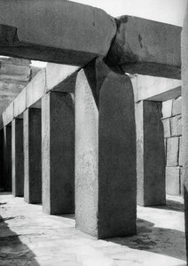 Granittemplet, Giza, Egypten, 1937