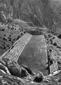Stadium, Delphi, Grekland, 1937.