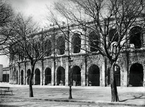 The Roman Arena, Nimes, Provence, Frankrike, 1937 av Martin Hurlimann