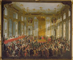 Kejsarinnan Maria Theresa vid invigningen av St. Stefansorden, 1764 (för detaljer se 66581) av Martin II Mytens or Meytens