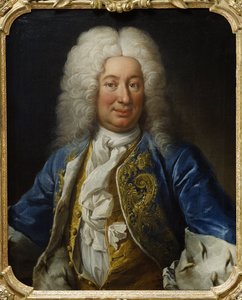 Le roi Frederic I de Suede - Porträtt av kung Fredrik I av Sverige (1676-1751), av Mijtens (Meytens), Martin van, den yngre (1695-1770). Olja på duk av Martin II Mytens or Meytens