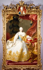 Porträtt av Maria Theresia (Wien av Martin II Mytens or Meytens