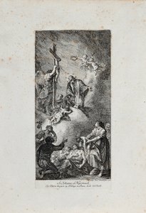 Apoteos av Johannes av Nepomuk av Martin Johann Schmidt