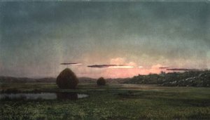 Marshes (olja på duk) av Martin Johnson Heade
