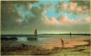New England Coastal Scene av Martin Johnson Heade
