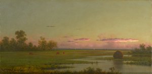 Salt Marsh i Southport, Connecticut, ca 1862-1863 av Martin Johnson Heade
