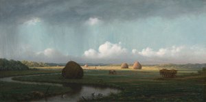 Plötslig regnskur, Newburys sankmarker av Martin Johnson Heade