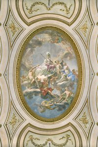 La Sapienza, tak på Salone d Onore eller Sala Napoleonica, 1777