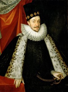 Porträtt av Sigismund III Vasa, kung av Polen 1566-1632